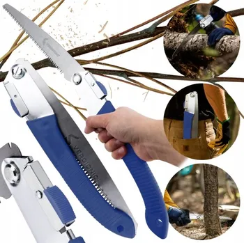 Ruční pilka RUČNÍ SKLÁDACÍ ZAHRADNÍ PILA NA DŘEVO, STROMY, VĚTVE A PLAST 54 cm