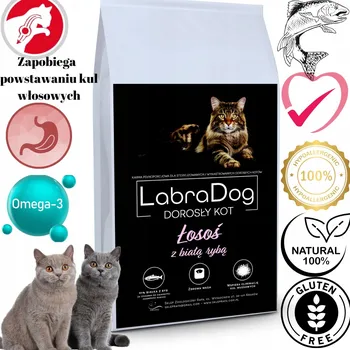 Krmivo pro kočku Krmivo suché pro kočky 70 % masa bez obilovin Losos s bílou rybou 1,5 kg