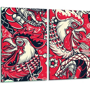 Obraz Krájecí deska TMK ArtDeko sklo 2 ks