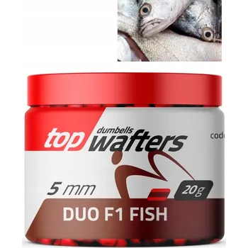 Boilies MatchPRO NÁSTRAHA TOP DUMBELLS WAFTERS DUO F1 FISH 5mm 20g !