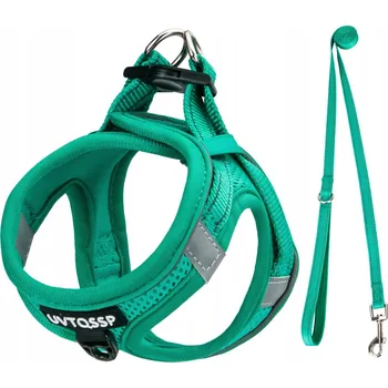 Postroj pro psa POSTROJ PRO PSA UVTQSSP MĚKKÝ PRODYŠNÝ VELIKOST M + VODÍTKO ZELENÝ