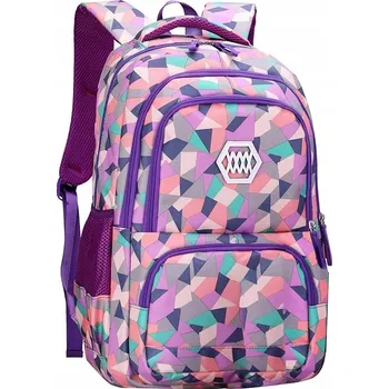 Městský batoh Batoh dámský městský malý růžový turistický školní prostorný
