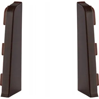 soklová lišta Záslepka k podlahové liště sada 1 pravá + 1 levá LIMA Wenge