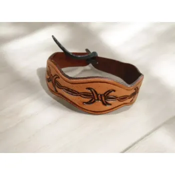 Náramek Kožený náramek na řemínek Gabriel