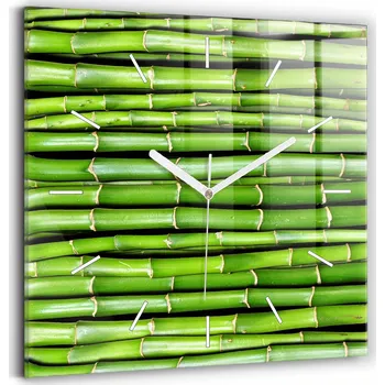 Hodiny Nástěnné hodiny Wallfluent zelené 30 cm