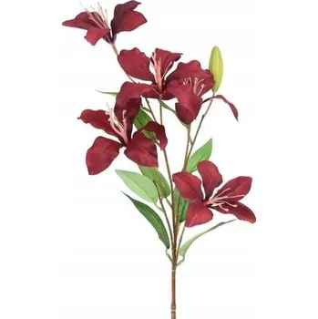 umělá květina Umělá lilie – velká větvička pogumovaná 70 cm 1 ks