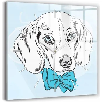 Hodiny Nástěnné hodiny Wallfluent bílé 30 cm