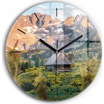 Hodiny Nástěnné hodiny Wallfluent zelené 60 cm