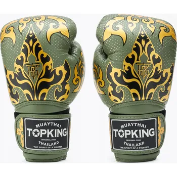 Boxerské rukavice Boxerské rukavice Top King Kanok Khaki 10 oz