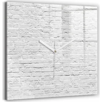 Hodiny Nástěnné hodiny Wallfluent bílé 30 cm