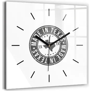Hodiny Nástěnné hodiny Wallfluent bílé 30 cm