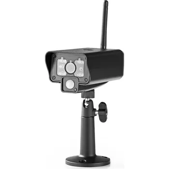 IP kamera Nedis CSWL1C20CBK - Digitální bezdrátová kamera | 2.4 GHz | VGA | Vnitřní a Venkovní | Noční vidění: 5.00 m | Černá CSWL1C20CBK