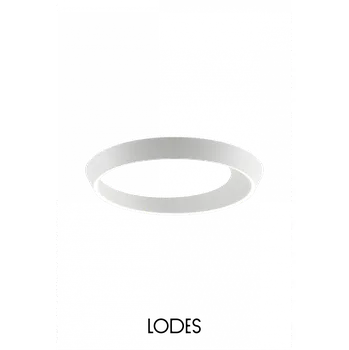 Lodes Designové LED stropní svítidlo Tidal, Ø 60 cm, 1x37W Barva: Matná bílá, Teplota světla: 3000K - teplá bílá