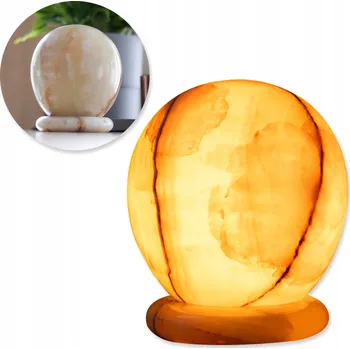 Lampička Lampa z onyxu pákistánského kamene Přírodní kámen ÚŽASNÝ EFEKT Uklidňující