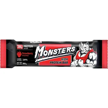Protein Monsters Protein Bar Jahoda 80g