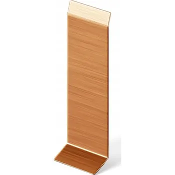 Podlahová lišta SPOJKA PRO SOKLOVÉ LIŠTY F MĚDĚNÁ MATNÁ 10 cm