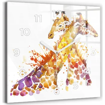 Hodiny Nástěnné hodiny Wallfluent žluté 30 cm