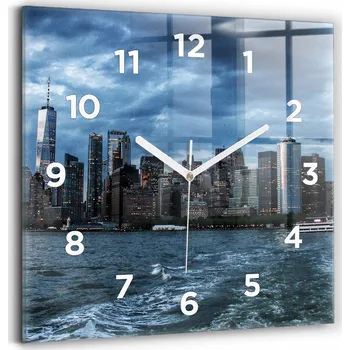 Hodiny Nástěnné hodiny Wallfluent černé 30 cm