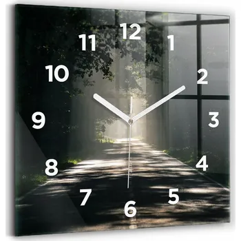 Hodiny Nástěnné hodiny Wallfluent černé 30 cm