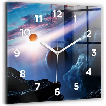 Hodiny Nástěnné hodiny Wallfluent, vícebarevné, 30 cm