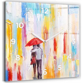 Hodiny Nástěnné hodiny Wallfluent, vícebarevné, 30 cm