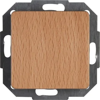 vypínač Ontario vypínač č.7 křížový buk přírodní dřevo 6187.3154.9 Kopp