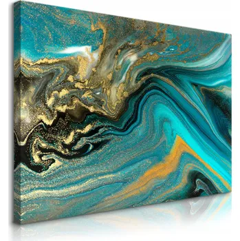 Obraz OBRAZ DO LOŽNICE ABSTRAKCE MODERNÍ VZOR MRAMOR STYL GLAMOUR 30x20