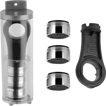 Vodovodní baterie Sapho SET 3x perlátor ANTICALC, vnější závit M24x1 a klíč, chrom SETP3