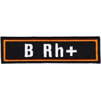 Nášivka NÁŠIVKA VAR HARLEY 11x3 krevní skupina BRh+ barva