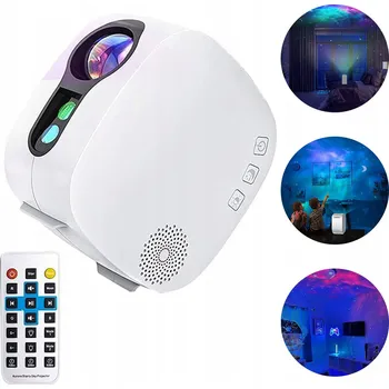 Dětské svítidlo PROJEKTOR NOČNÍ OBLOHY Noční lampa pro děti LED, více než 10 kombinací mlhovin
