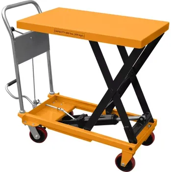 zvedák Plošinový nůžkový zvedák TA30 (nosnost 300 kg, zdvih 910 mm)