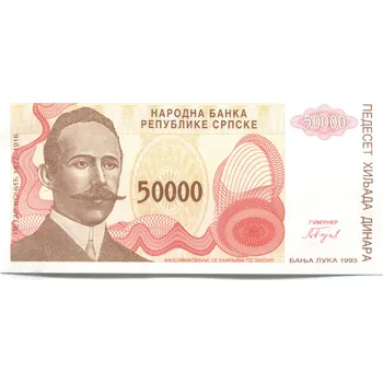 Republika srbská. 50.000 dinara 1993. Pi. 150.
