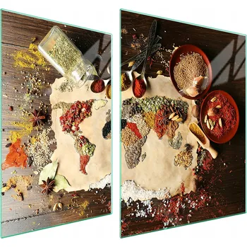 Obraz Skleněná ochranná deska na sporák 70x52 cm Kuchyně