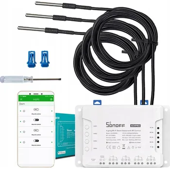 IP kamera Přepínač Sonoff SUPLA 4CH PRO R3 DS-3X5 WiFi