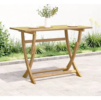 Zahradní stůl vidaXL Skládací zahradní stůl 110 x 55 x 75 cm masivní akáciové dřevo