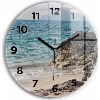 Hodiny Nástěnné hodiny Wallfluente modré 30 cm