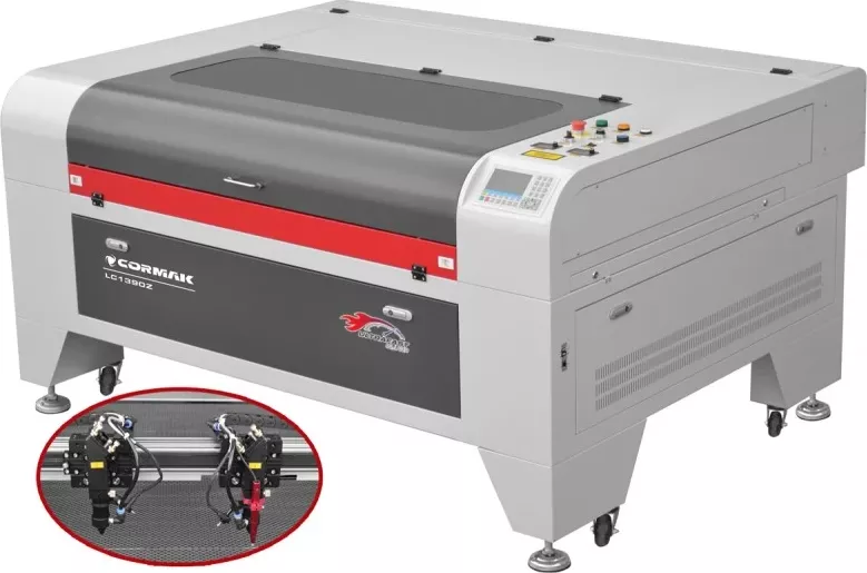 Laserový gravírovací plotr LC1390ZD2 - 2 hlavy