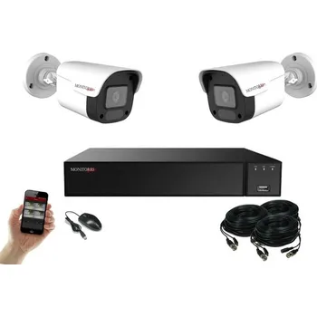 Kompletní kamerový systém Monitorrs Security AHD 2 kamerový set 2 Mpix Tube (6030K2) (Monitorrs Security)