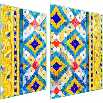 Obraz Skleněná ochranná deska na sporák 70x52 Vzor