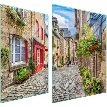 Obraz Skleněná ochranná deska na sporák 70x52 Ulice