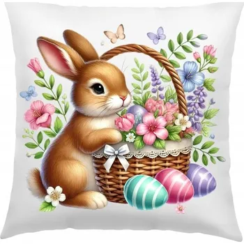 Povlak na polštářek Velikonoce POVLAK NA POLŠTÁŘ 40X40CM BAREVNÉ POSZEWKA