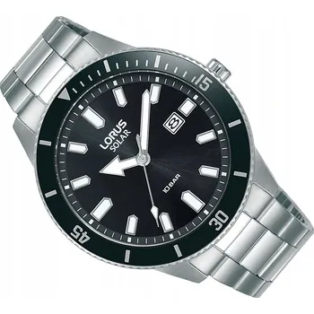 Hodinky PÁNSKÉ HODINKY LORUS RX311AX9 SOLÁRNÍ S DATEM, MÓDNÍ DIVER STYL, OCELOVÉ, LUMINESCENČNÍ