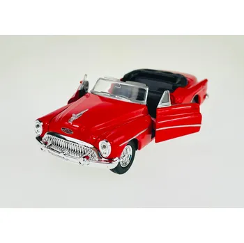 autíčko WELLY OLD TIMER 1953 BUICK SKYLARK ČERVENÝ 1:34 NOVÝ KOVOVÝ MODEL 43664