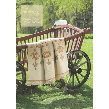 Prostěradlo Deka Cotton Cloud bavlna 150 cm x 200 cm béžová