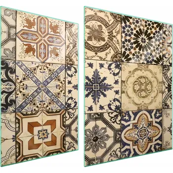 Obraz Skleněná ochranná deska na sporák 70x52 Vzor