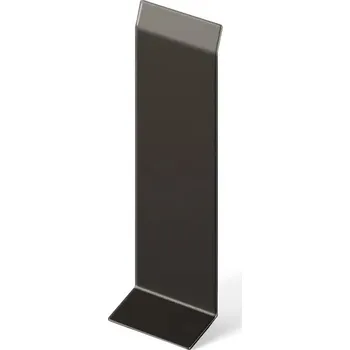 soklová lišta SPOJKA PRO SOKLOVÉ LIŠTY F ČERNÁ MATNÁ RAL 9005 10 cm