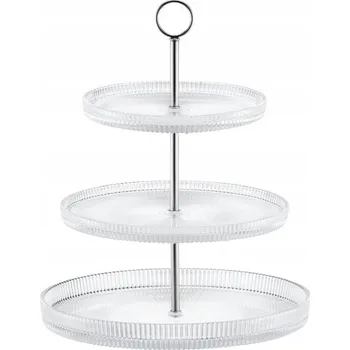 Třípatrový Podnos 29 cm Ambition Curly 67612