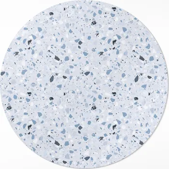 Koberec Kulatý Koberec koberec do kanceláře Rozměr ⌀ 140 cm Kamenná deska stylový gres