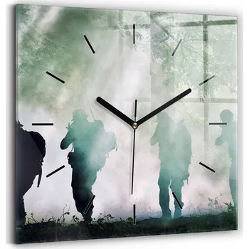 Hodiny Nástěnné hodiny Wallfluent černé 30 cm