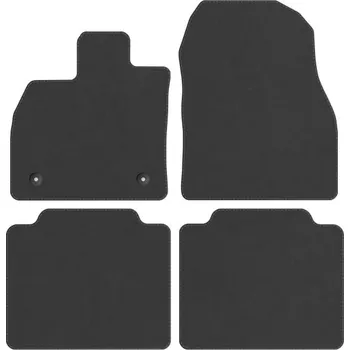 autokoberec Kobercové rohože Edecor velurové 4 ks